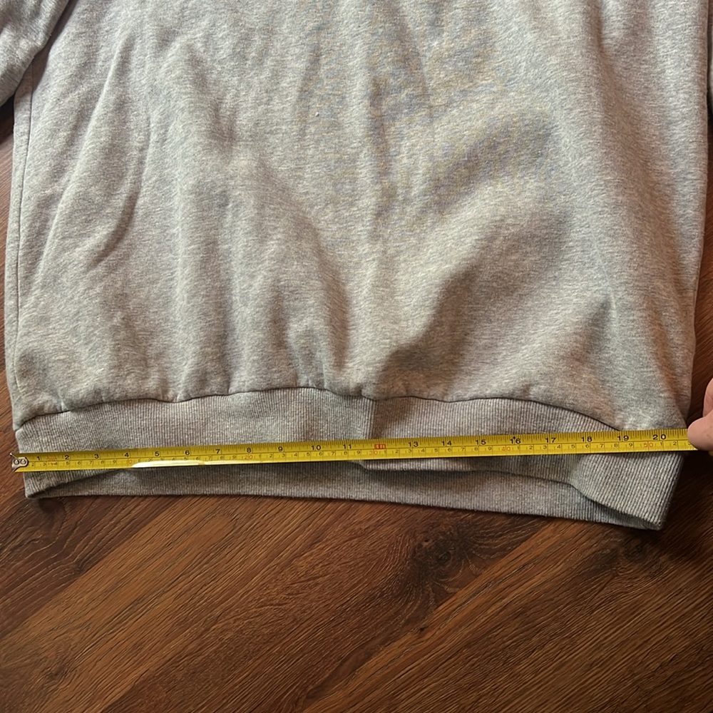 Calvin Klein Gray Embroidered Crewneck Sweatshirt - Picture 8 of 11